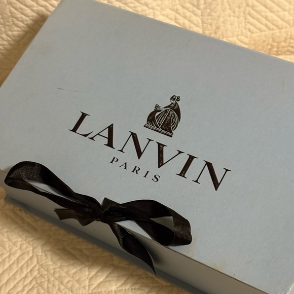 LANVIN Élégant Satin Ballerine Slippers with Jeweled Silk Tulle ~ EU 38.5 US 7.5 - Picture 16 of 16